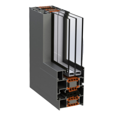 EKIPAZH AluLight W76 Алюмінієвий віконно-дверний профіль(теплий)